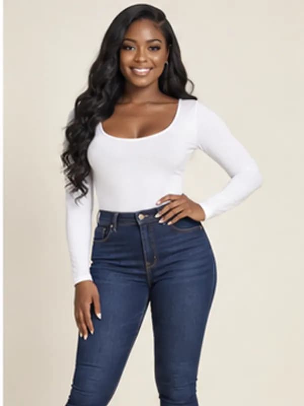 Dansoman indigo skinny jeans, Indigo, upper detail