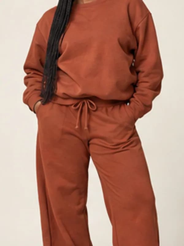Nana rust lounge set, Rust, garment detail